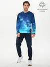 Мужской лонгслив базовый / Синяя Небо (P007_P004ooo2626767, P004ooo2626767)