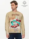 Мужской лонгслив базовый / Harry Potter Hogwarts Express (P007_P004ooo2627105, P004ooo2627105)