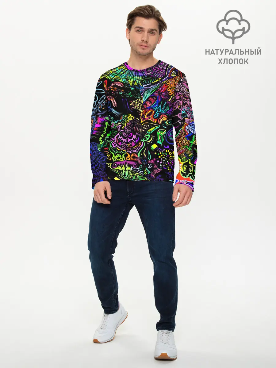 Мужской лонгслив базовый / PSYHODELIC (P007_P004ooo2627307, P004ooo2627307)