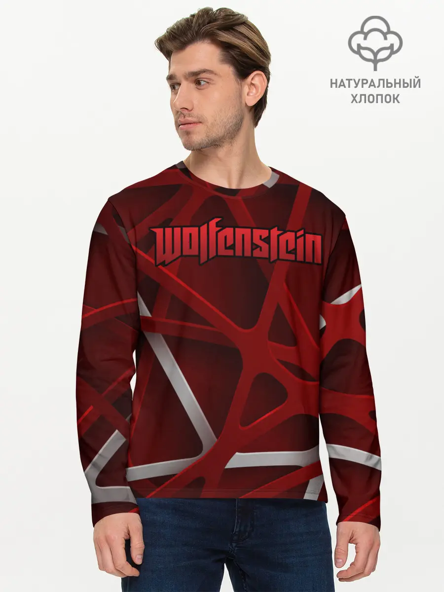 Мужской лонгслив базовый / Wolfenstein (P007_P004ooo2630797, P004ooo2630797)