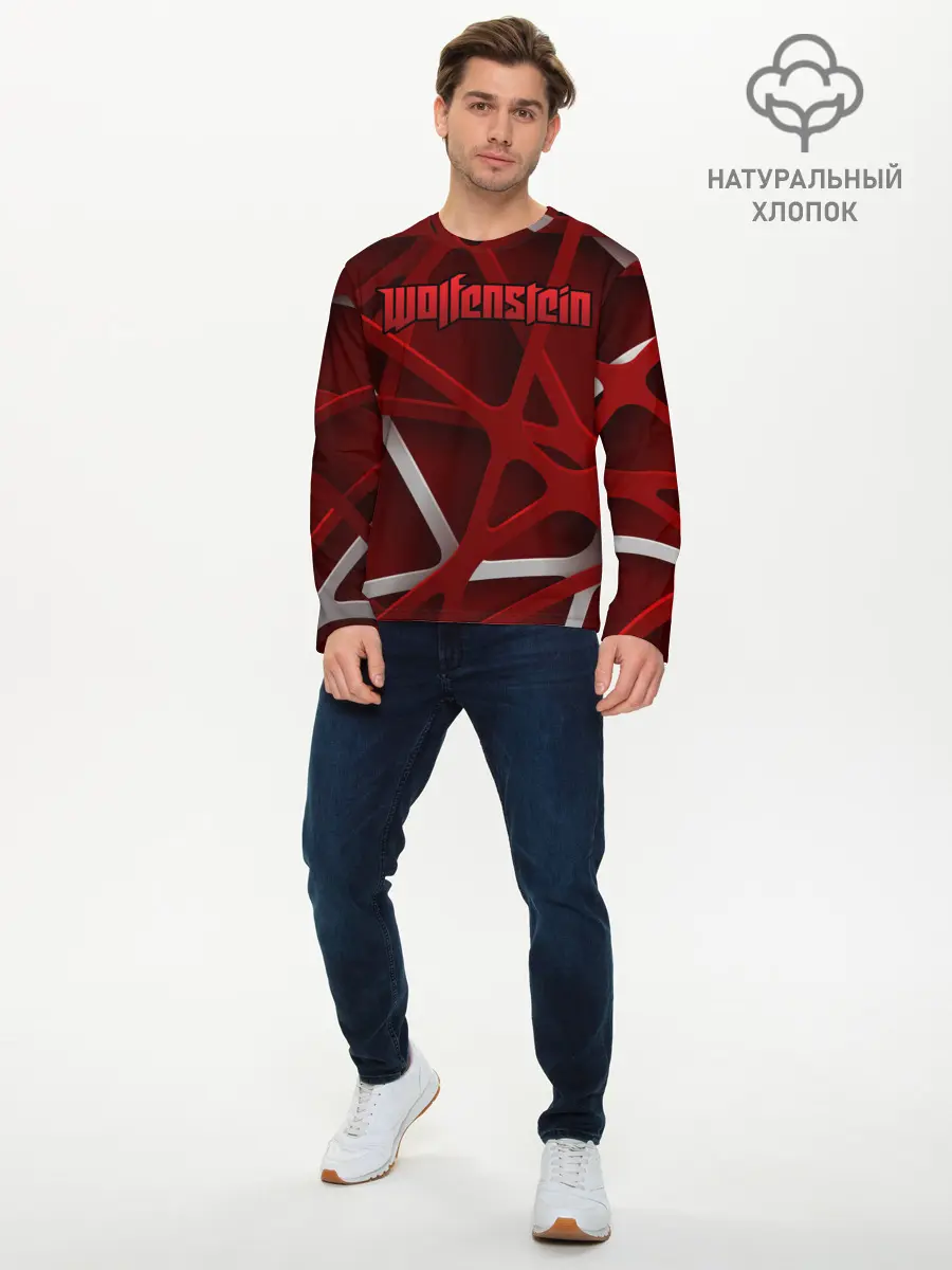 Мужской лонгслив базовый / Wolfenstein (P007_P004ooo2630797, P004ooo2630797)