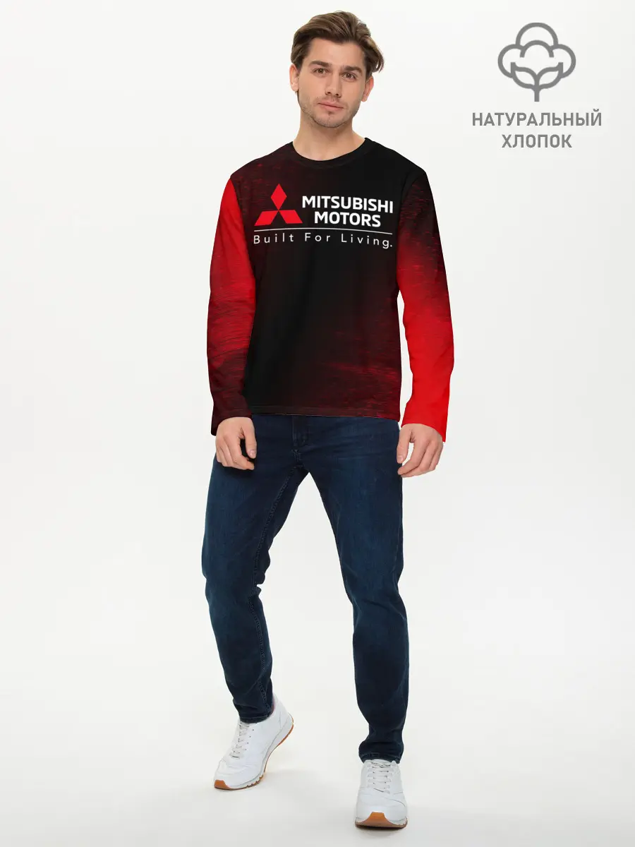 Мужской лонгслив базовый / MITSUBISHI / МИТСУБИСИ (P007_P004ooo2629215, P004ooo2629215)