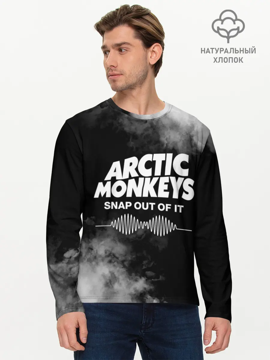 Мужской лонгслив базовый / Arctic Monkeys (P007_P004ooo2632855, P004ooo2632855)