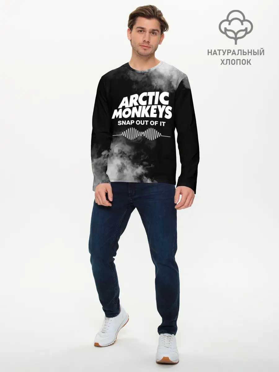 Мужской лонгслив базовый / Arctic Monkeys (P007_P004ooo2632855, P004ooo2632855)