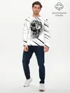Мужской лонгслив базовый / Тигр | Tiger (P007_P004ooo2633673, P004ooo2633673)