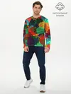 Мужской лонгслив базовый / Abstract Autumn Leaves (P007_P004ooo2640725, P004ooo2640725)