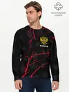 Мужской лонгслив базовый / РОССИЯ / RUSSIA (P007_P004ooo2642637, P004ooo2642637)