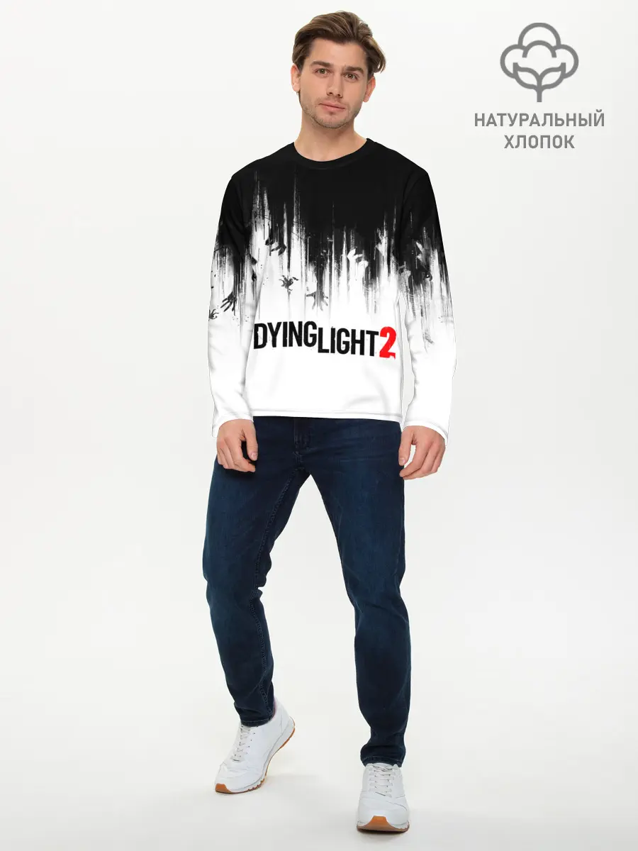 Мужской лонгслив базовый / Dying Light 2 (P007_P004ooo2643501, P004ooo2643501)