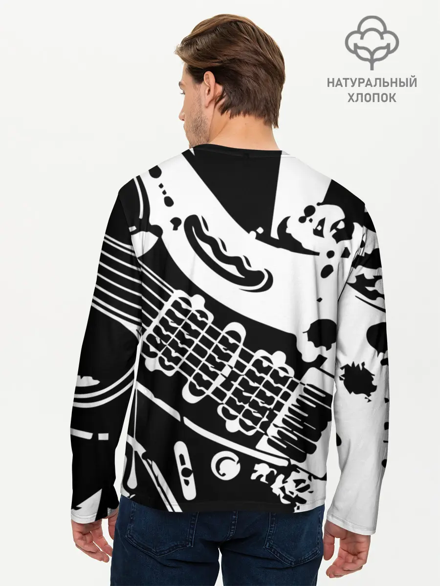 Мужской лонгслив базовый / Metallica (P007_P004ooo2646675, P004ooo2646675)