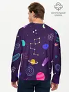 Мужской лонгслив базовый / Космический пейзаж (P007_P004ooo2647437, P004ooo2647437)