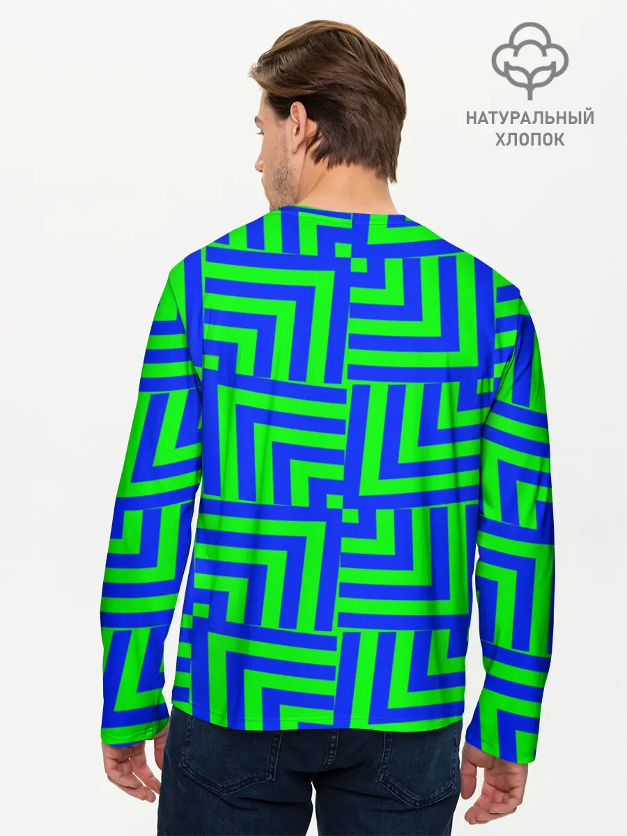 Мужской лонгслив базовый / Minecraft | Creeper (P007_P004ooo2646463, P004ooo2646463)