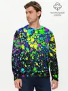 Мужской лонгслив базовый / Неоновые краски лета (P007_P004ooo2650435, P004ooo2650435)