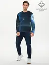 Мужской лонгслив базовый / Космос (P007_P004ooo2649155, P004ooo2649155)