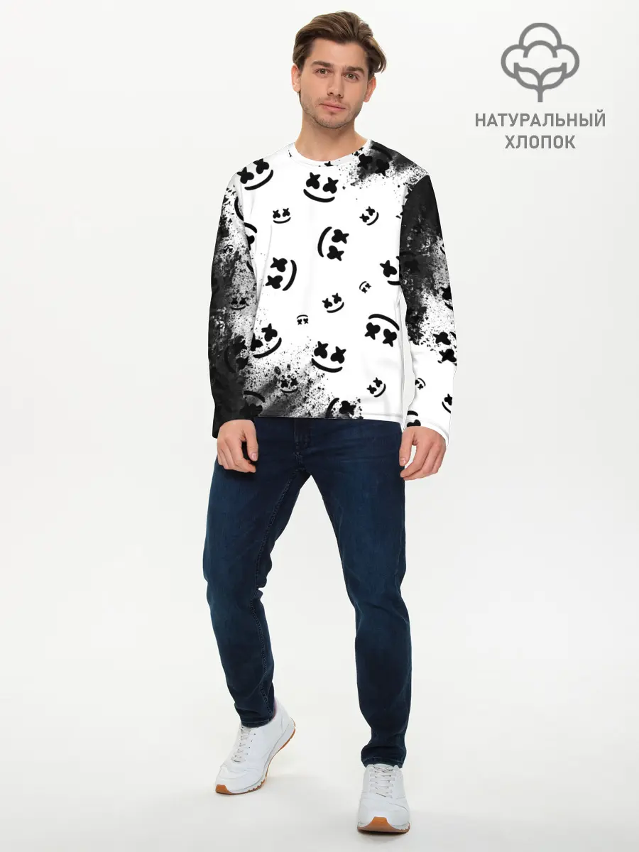 Мужской лонгслив базовый / MARSHMELLO / МАРШМЕЛЛОУ (P007_P004ooo2648207, P004ooo2648207)