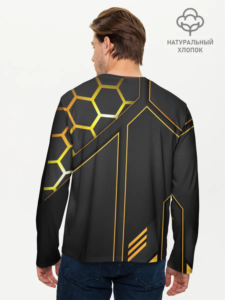 Мужской лонгслив базовый / Lamborghini (P007_P004ooo2651913, P004ooo2651913)