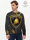 Мужской лонгслив базовый / Lamborghini (P007_P004ooo2651913, P004ooo2651913)