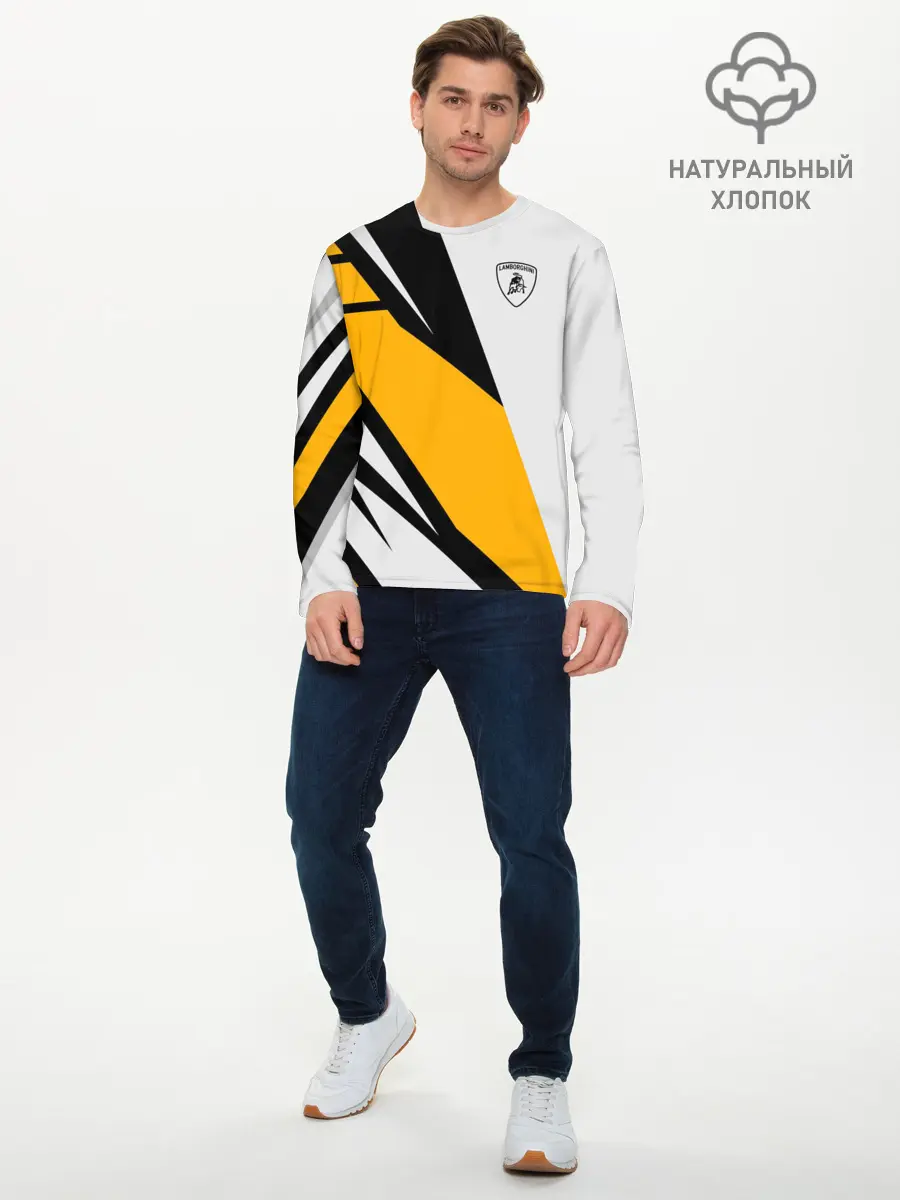 Мужской лонгслив базовый / Lamborghini (P007_P004ooo2651817, P004ooo2651817)
