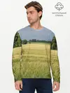 Мужской лонгслив базовый / Пшеничное поле (P007_P004ooo2651821, P004ooo2651821)