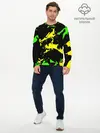 Мужской лонгслив базовый / Желто-зеленый (P007_P004ooo2651823, P004ooo2651823)