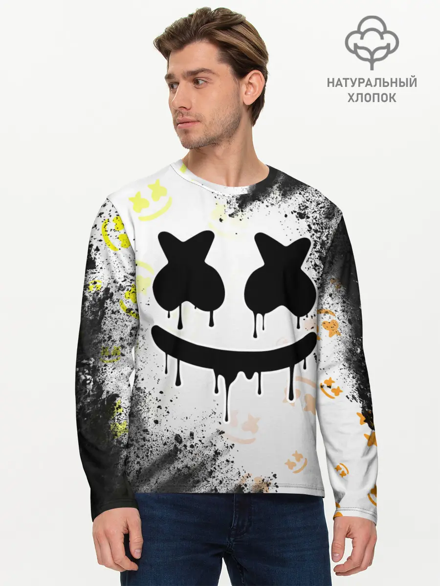 Мужской лонгслив базовый / MARSHMELLO / МАРШМЕЛЛОУ (P007_P004ooo2652697, P004ooo2652697)