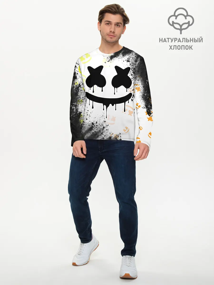 Мужской лонгслив базовый / MARSHMELLO / МАРШМЕЛЛОУ (P007_P004ooo2652697, P004ooo2652697)