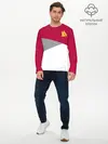 Мужской лонгслив базовый / AS Roma | Red Design 21/22 (P007_P004ooo2652749, P004ooo2652749)