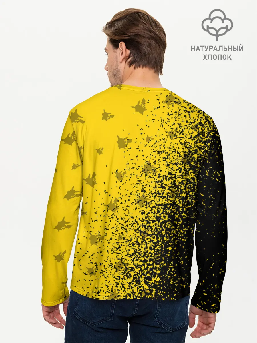 Мужской лонгслив базовый / ПИКАЧУ / PIKACHU (P007_P004ooo2652945, P004ooo2652945)