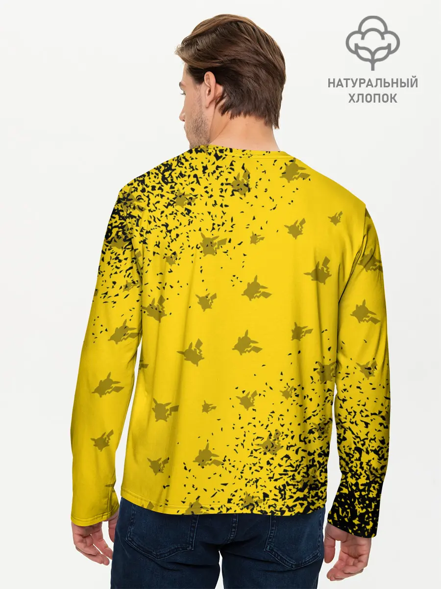 Мужской лонгслив базовый / ПИКАЧУ / PIKACHU (P007_P004ooo2652957, P004ooo2652957)