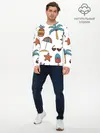 Мужской лонгслив базовый / Отпуск (P007_P004ooo2655577, P004ooo2655577)