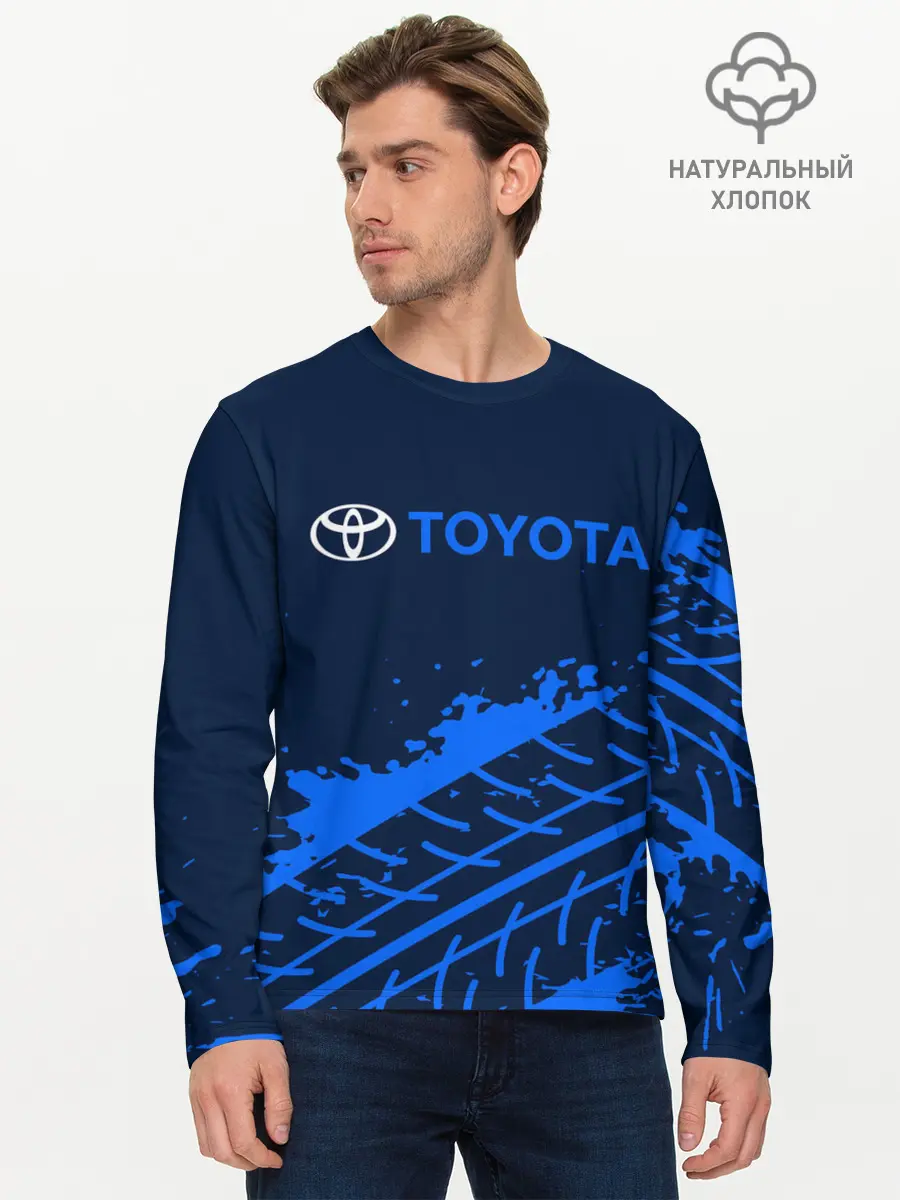 Мужской лонгслив базовый / TOYOTA / ТОЙОТА (P007_P004ooo2655889, P004ooo2655889)