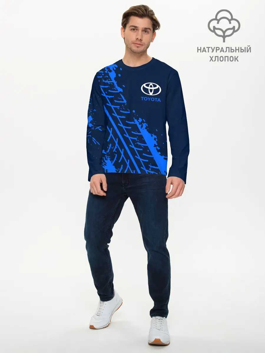 Мужской лонгслив базовый / TOYOTA / ТОЙОТА (P007_P004ooo2655893, P004ooo2655893)