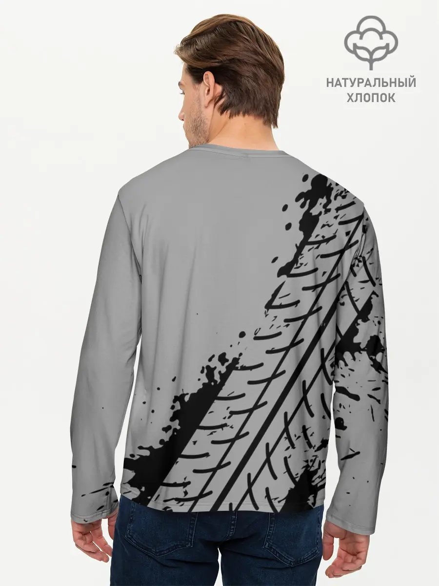 Мужской лонгслив базовый / AUDI / АУДИ (P007_P004ooo2654651, P004ooo2654651)