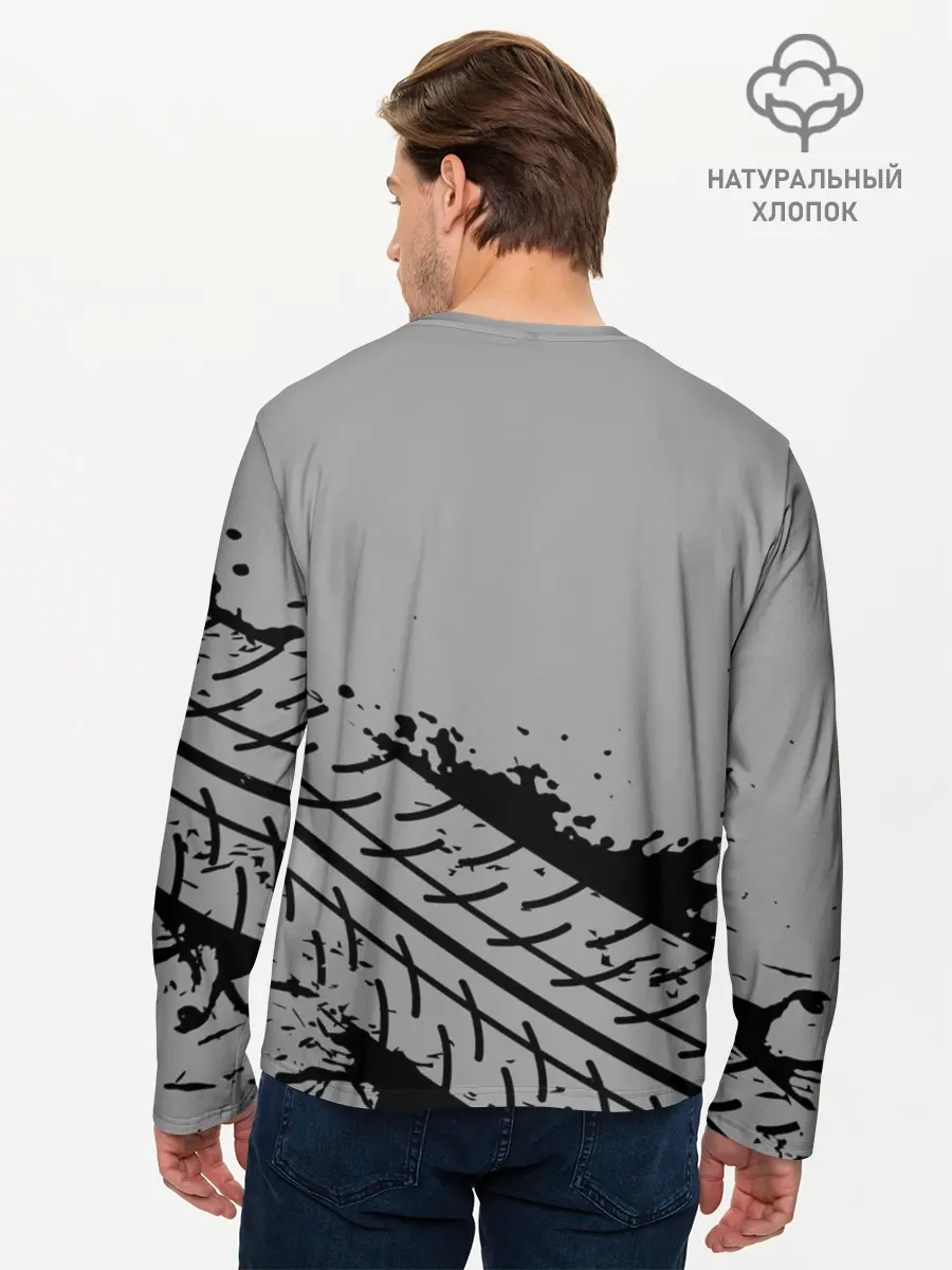 Мужской лонгслив базовый / AUDI / АУДИ (P007_P004ooo2654649, P004ooo2654649)
