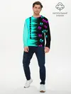 Мужской лонгслив базовый / Marshmello (P007_P004ooo2656841, P004ooo2656841)