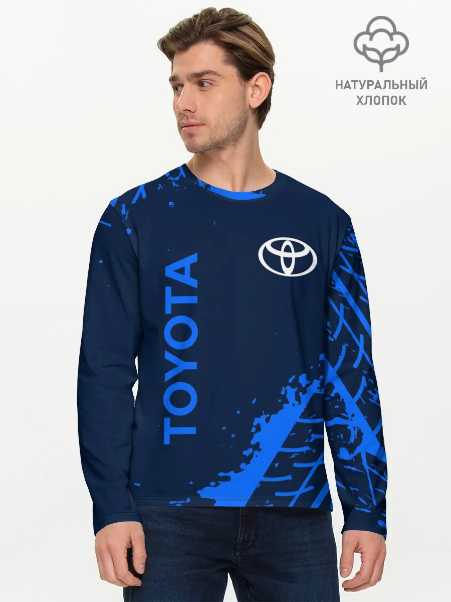 Мужской лонгслив базовый / TOYOTA / ТОЙОТА (P007_P004ooo2655897, P004ooo2655897)