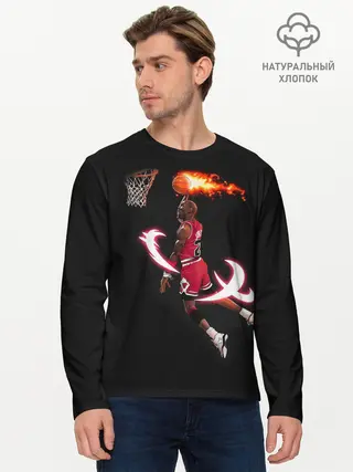 Мужской лонгслив базовый / MICHAEL JORDAN