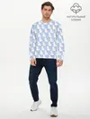 Мужской лонгслив базовый / Голубой мегамозг (P007_P004ooo2662711, P004ooo2662711)