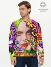 Мужской лонгслив базовый / Billie Eilish (P007_P004ooo2662791, P004ooo2662791)
