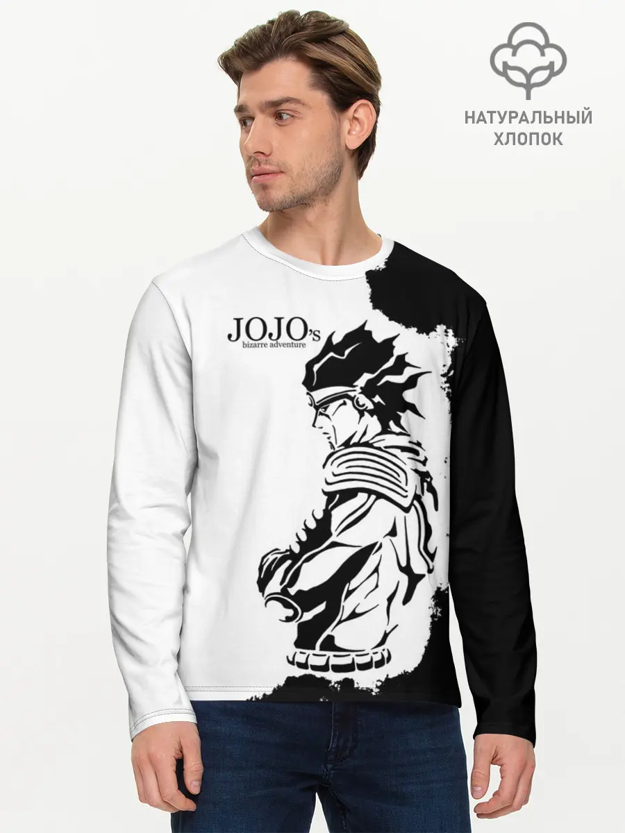 Мужской лонгслив базовый / JoJo Bizarre Adventure (P007_P004ooo2664293, P004ooo2664293)