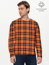 Мужской лонгслив базовый / Шотландская клетка (P007_P004ooo2663655, P004ooo2663655)