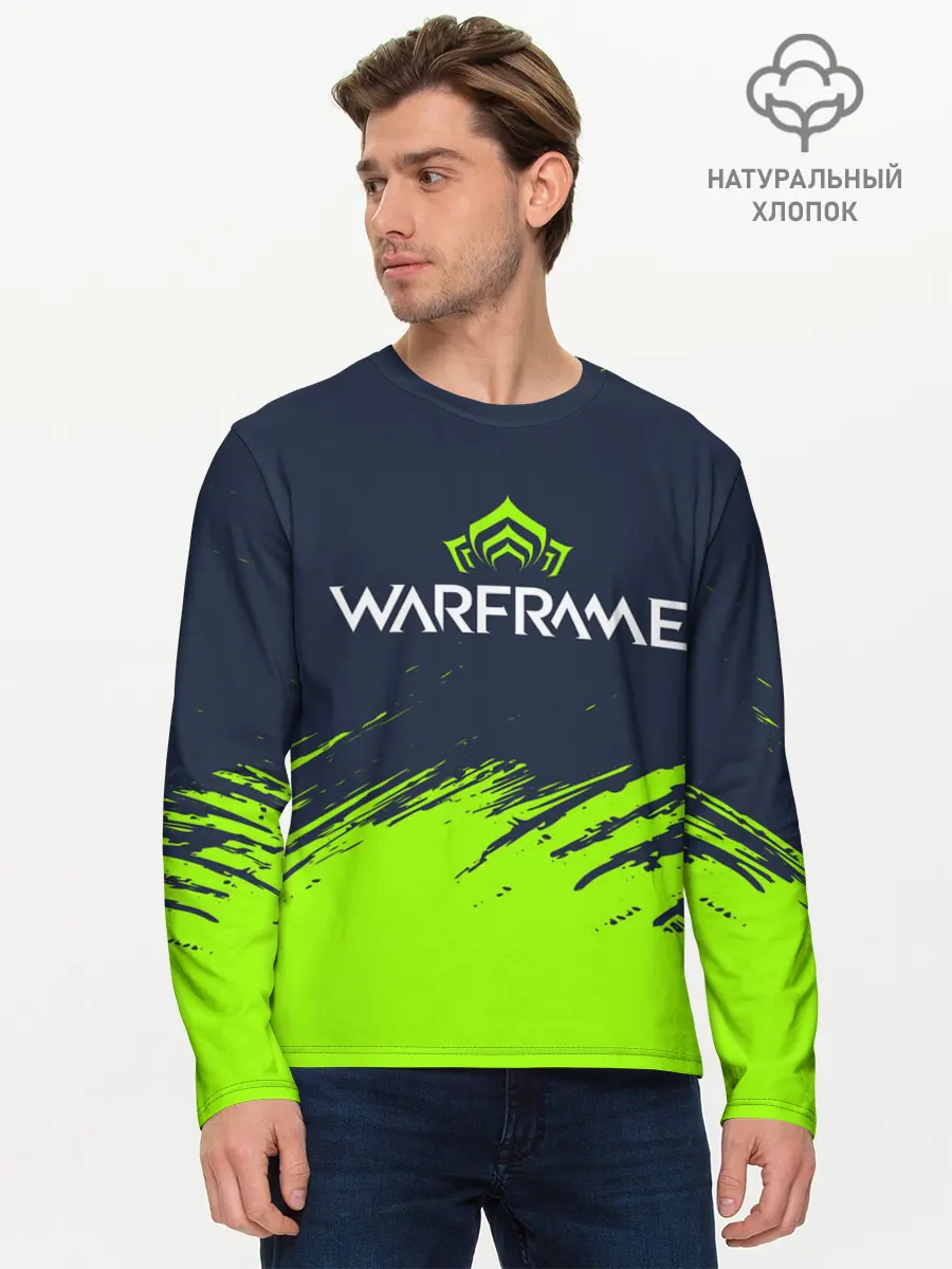 Мужской лонгслив базовый / WARFRAME / ВАРФРЕЙМ (P007_P004ooo2663491, P004ooo2663491)