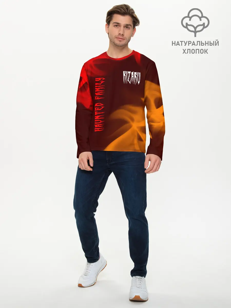 Мужской лонгслив базовый / KIZARU / КИЗАРУ (P007_P004ooo2665165, P004ooo2665165)