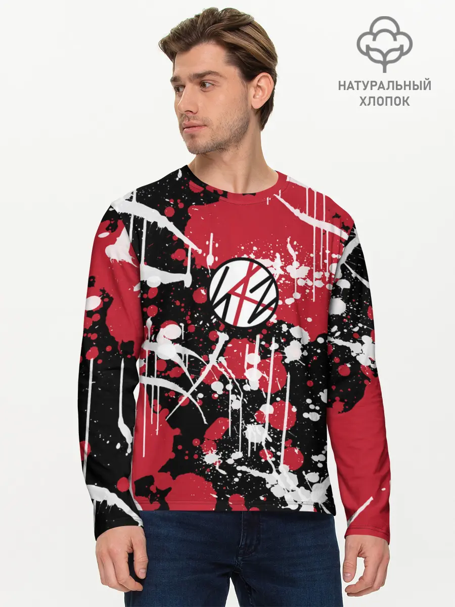 Мужской лонгслив базовый / Stray kids (P007_P004ooo2668593, P004ooo2668593)