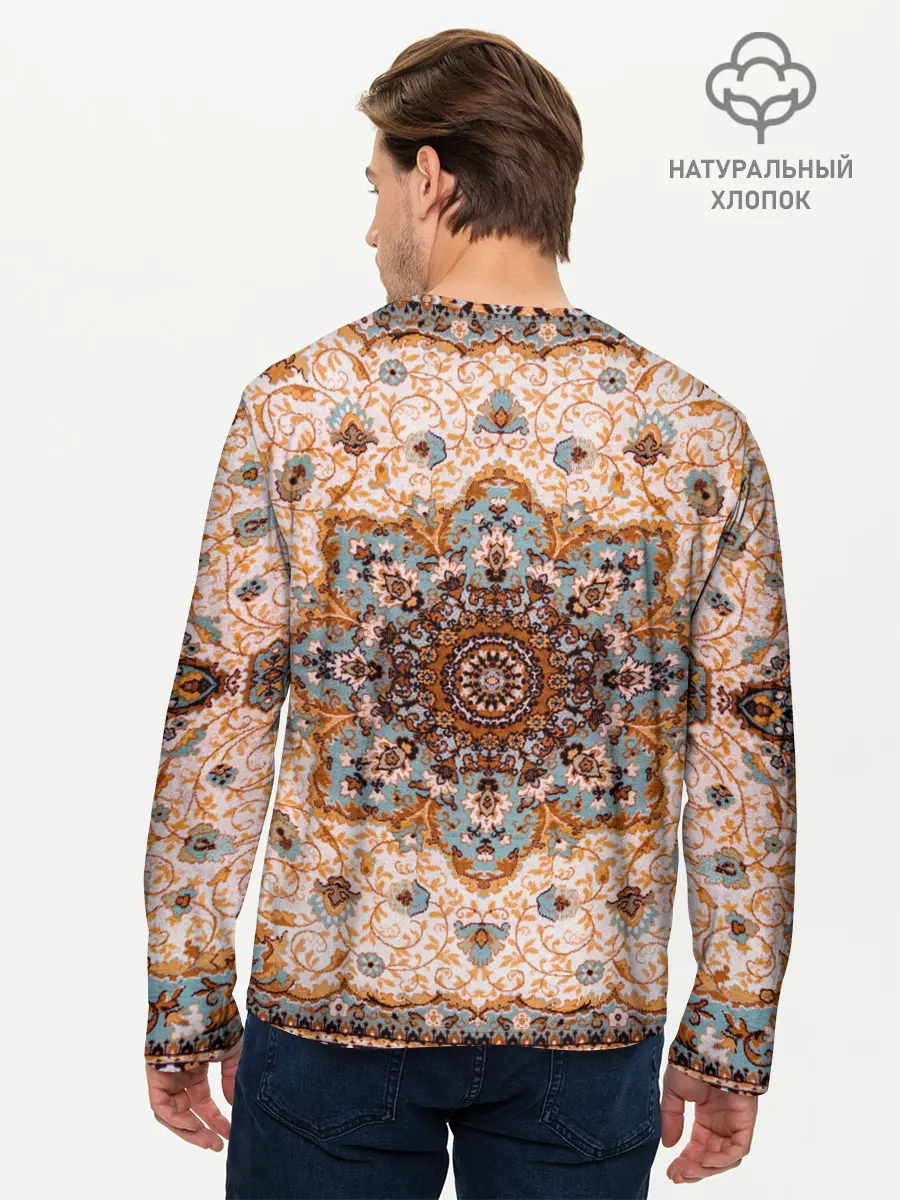 Мужской лонгслив базовый / Старый ковер (P007_P004ooo2668595, P004ooo2668595)