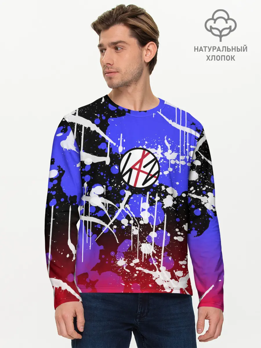 Мужской лонгслив базовый / Stray kids (P007_P004ooo2668637, P004ooo2668637)