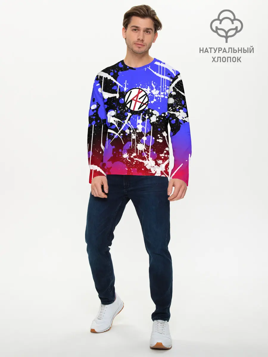 Мужской лонгслив базовый / Stray kids (P007_P004ooo2668637, P004ooo2668637)