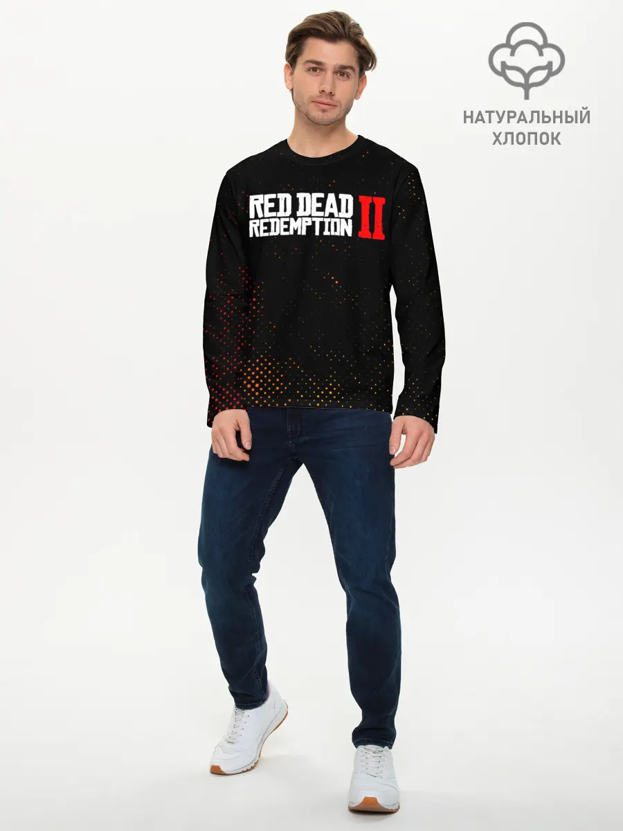 Мужской лонгслив базовый / RED DEAD REDEMPTION 2 (P007_P004ooo2668167, P004ooo2668167)