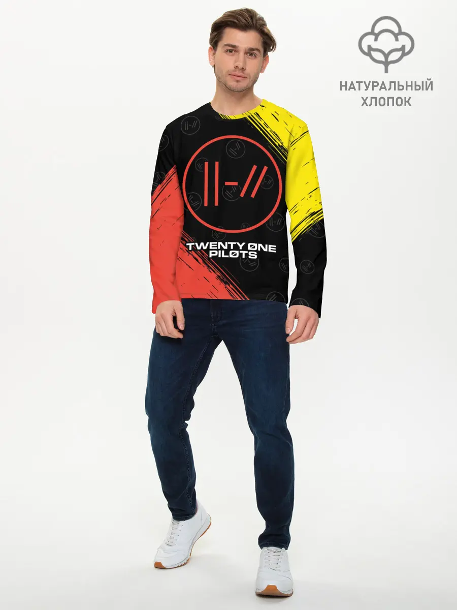 Мужской лонгслив базовый / TWENTY ONE PILOTS / 21 PILOTS (P007_P004ooo2670581, P004ooo2670581)