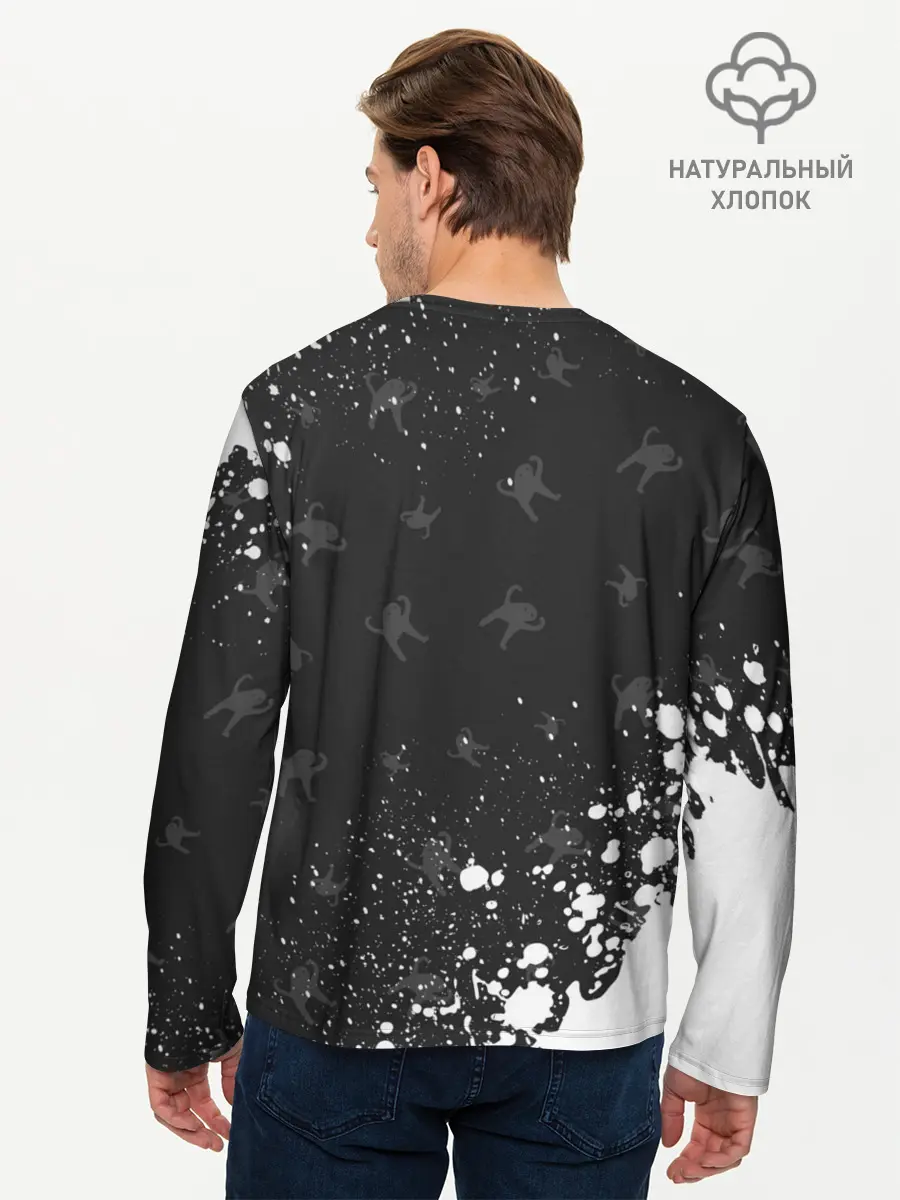 Мужской лонгслив базовый / ЪУЪ СЪУКА (P007_P004ooo2670619, P004ooo2670619)