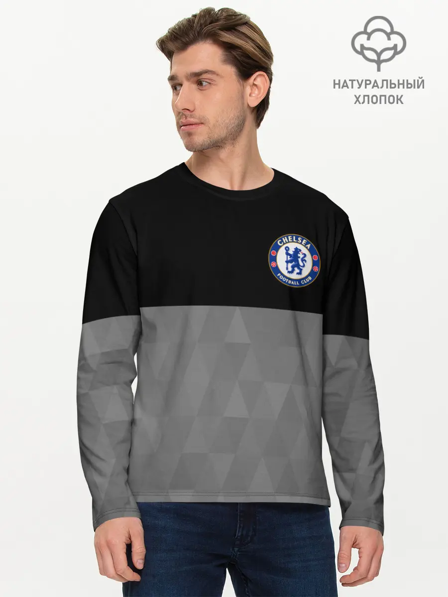 Мужской лонгслив базовый / Chelsea London (P007_P004ooo2672715, P004ooo2672715)